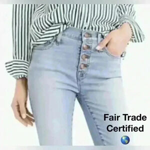 🆕J. Crew 9” High-Rise Toothpick Jeans